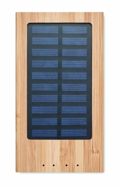 Logo trade business gift photo of: Solar power bank 4000 mAh ARENA SOLAR
