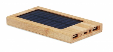 Logo trade corporate gift photo of: Solar power bank 4000 mAh ARENA SOLAR