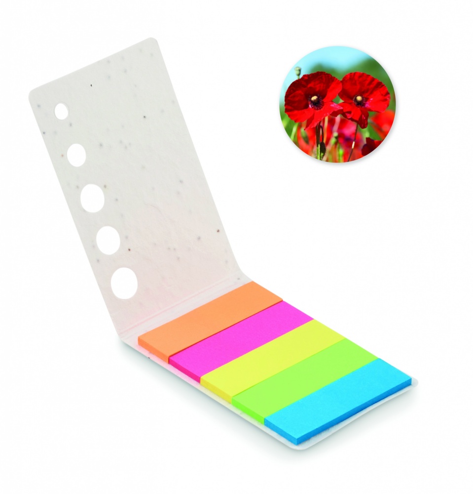 Logotrade promotional product image of: Seed paper page markers pad