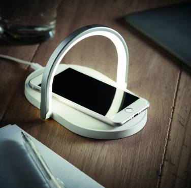 Logotrade promotional merchandise image of: Light and wireless charger 10W