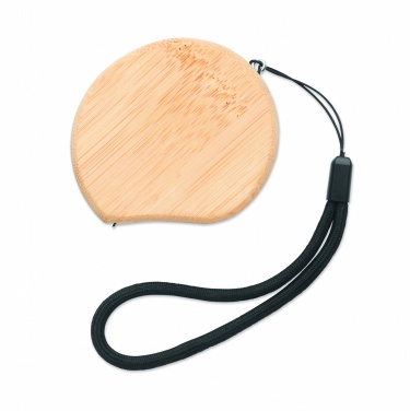 Logo trade promotional gifts image of: Measuring tape in bamboo 2m