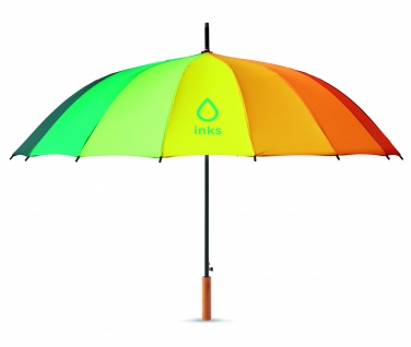 Logotrade promotional gift picture of: 27 inch rainbow umbrella