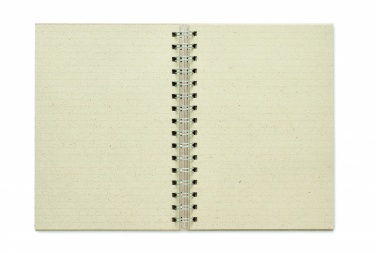 Logotrade advertising products photo of: A5 grass notebook 80 lined