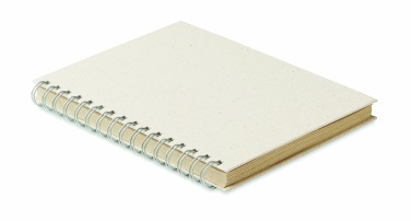 Logotrade promotional gift image of: A5 grass notebook 80 lined