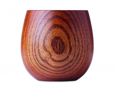 Logo trade advertising products picture of: Oak wooden mug 250 ml