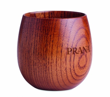Logo trade promotional items image of: Oak wooden mug 250 ml