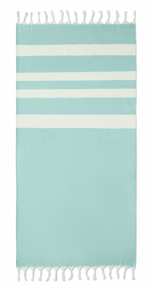Logo trade promotional giveaway photo of: Hamman towel blanket 140 gr/m²