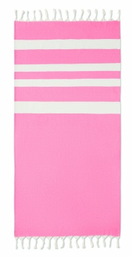 Logo trade business gift photo of: Hamman towel blanket 140 gr/m²