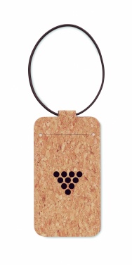 Logotrade promotional item image of: Cork luggage tag