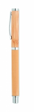 Logo trade promotional product photo of: Bamboo gel pen