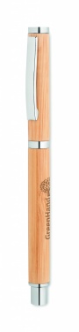 Logotrade promotional product picture of: Bamboo gel pen