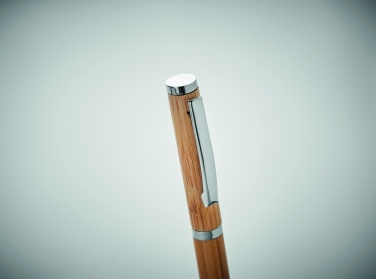 Logo trade promotional products picture of: Bamboo gel pen