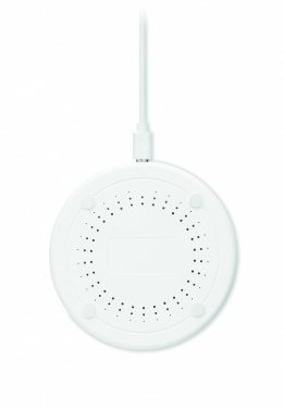 Logo trade advertising products picture of: Bamboo wireless charger 10W
