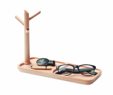 Logo trade promotional giveaway photo of: Wooden organizer tray