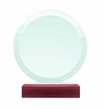 Logo trade promotional products picture of: Round award plaque