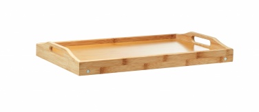 Logo trade promotional giveaway photo of: Foldable bamboo tray