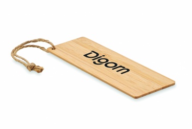 Logo trade corporate gift photo of: Bamboo bookmark