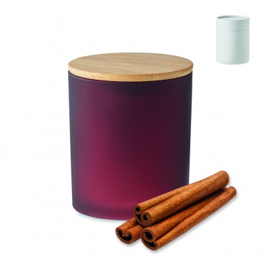 Logo trade corporate gift photo of: Plant based wax candle 280 gr