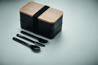 Logotrade promotional products photo of: Lunch box in PP and bamboo lid