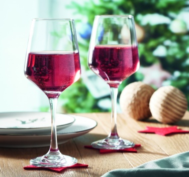 Logo trade corporate gifts image of: Set of 2 wine glasses