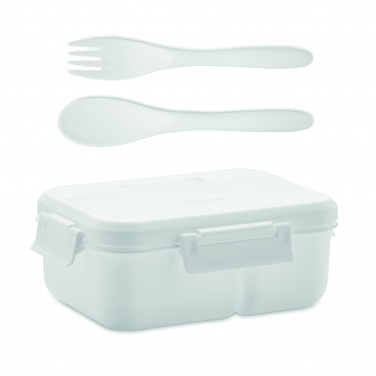 Logo trade promotional gifts picture of: Lunch box with cutlery in PP