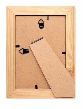 Logo trade promotional product photo of: Bamboo photo frame