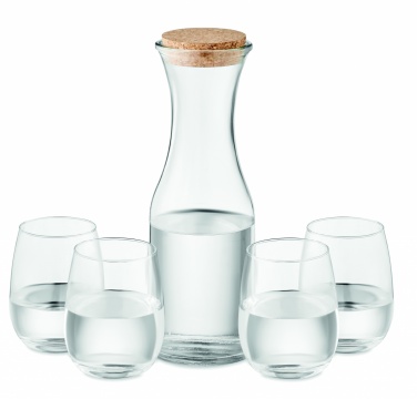 Logotrade corporate gift image of: Set of recycled glass drink