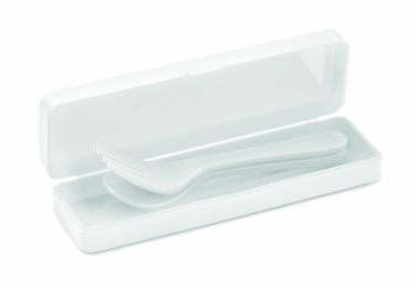 Logo trade advertising products picture of: Cutlery set recycled PP