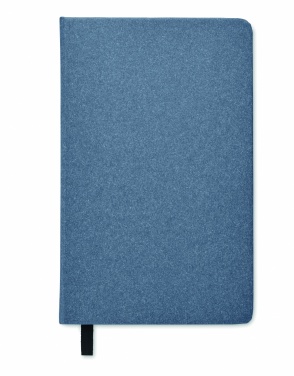 Logo trade promotional giveaways picture of: A5 recycled page notebook