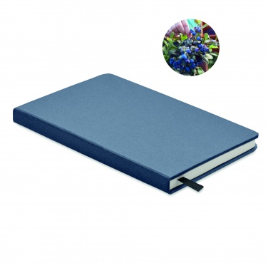 Logo trade business gift photo of: A5 recycled page notebook