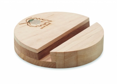 Logotrade promotional giveaway picture of: Birch Wood phone stand