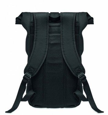 Logo trade promotional gift photo of: Rolltop washed canvas backpack