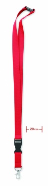 Logo trade business gifts image of: Lanyard cotton 20mm