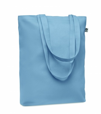 Logo trade promotional products image of: Canvas shopping bag 270 gr/m²