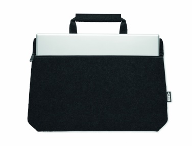 Logo trade corporate gifts picture of: RPET felt zippered laptop bag