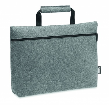 Logo trade advertising products picture of: RPET felt zippered laptop bag