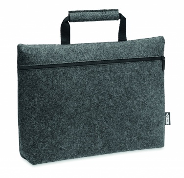 Logotrade promotional product image of: RPET felt zippered laptop bag