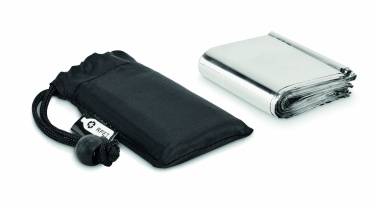 Logotrade promotional giveaway image of: Emergency blanket in a pouch