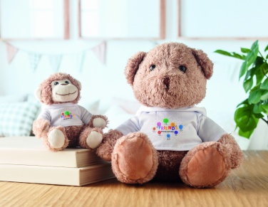 Logo trade advertising products image of: Teddy monkey plush