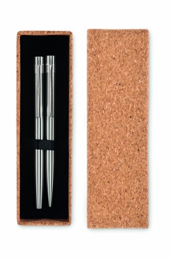 Logo trade promotional giveaways image of: Recycled stainless steel pens