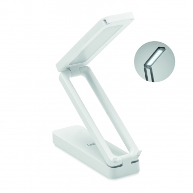 Logo trade promotional merchandise picture of: Lamp and wireless charger 10W