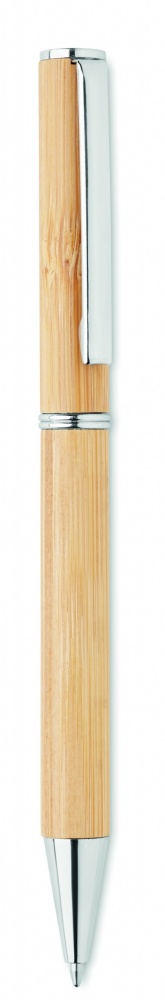 Logotrade promotional items photo of: Bamboo twist type ball pen