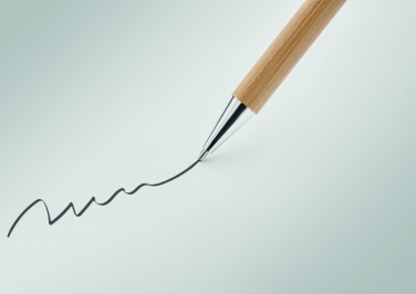 Logotrade promotional giveaway picture of: Bamboo twist type ball pen