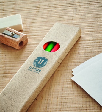 Logotrade corporate gift image of: 4 highlighter pencils in box