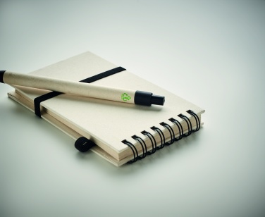 Logo trade promotional gifts image of: A6 milk carton notebook set