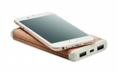 Logo trade promotional merchandise image of: Wireless 10000mAh PowerBank