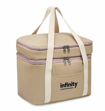 Logo trade promotional giveaways picture of: Cooler bag canvas 320 gr/m²