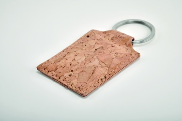 Logotrade corporate gift picture of: Rectangular cork key ring Imatra