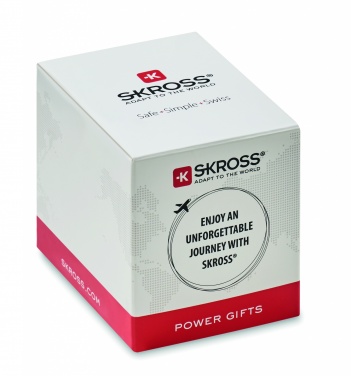Logo trade promotional merchandise image of: Skross Euro USB Charger (AC)