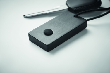 Logo trade promotional merchandise picture of: Key finder device in bamboo